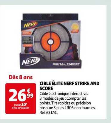 cible élite nerf strike and score
