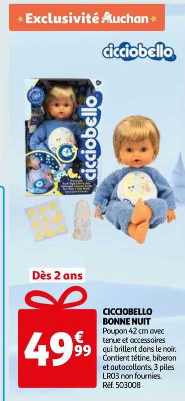 cicciobello bonne nuit