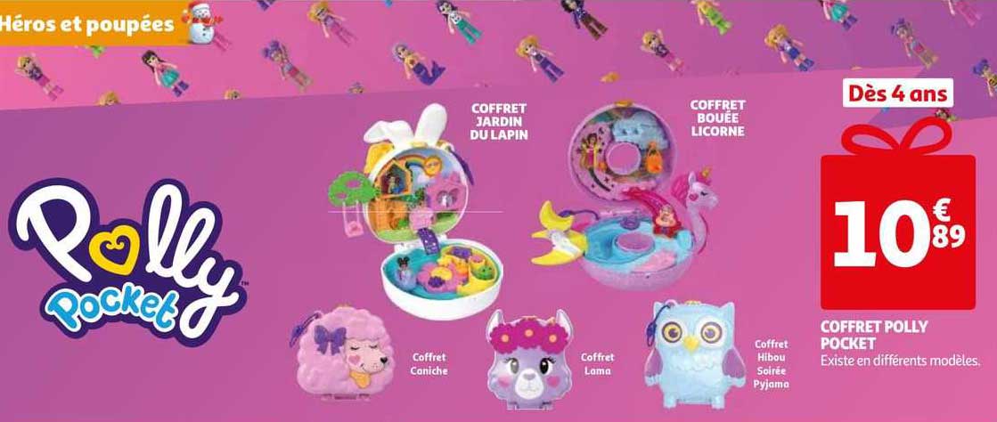 Coffret Jardin Du Lapin, Coffret Bouée Licorne, Coffret Polly Pocket