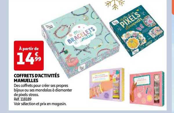 coffrets d'activités manuelles
