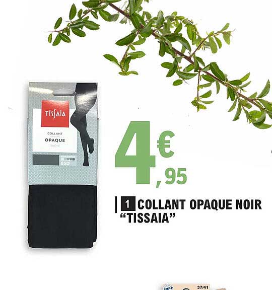 collant opaque noir "tissaia"
