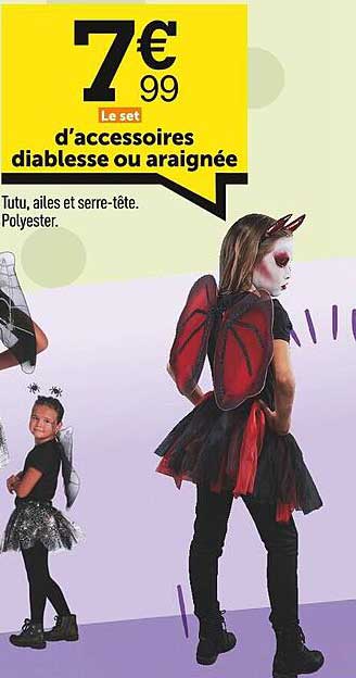 d'accessoires diablesse ou araignée