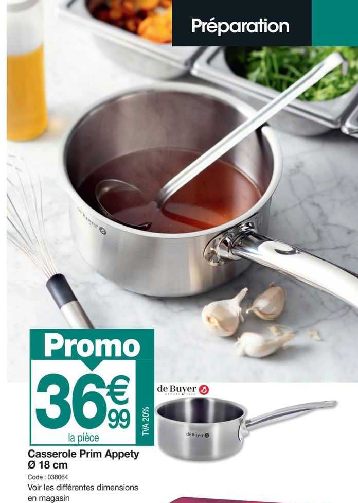 de buyer casserole prim appety ø 18 cm