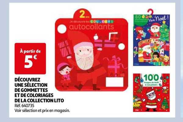 découvrez une sélection de gommettes et de coloriages de la collection lito