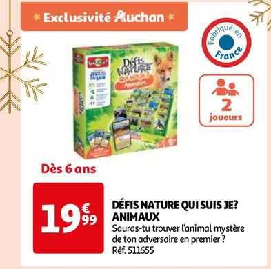 défis nature qui suis je? animaux