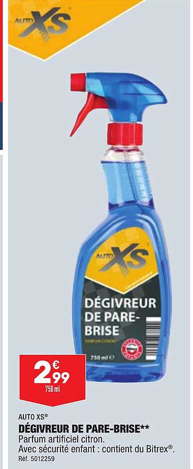 dégivreur de pare-brise auto xs