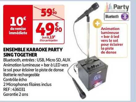 ensemble karaoke party sing together