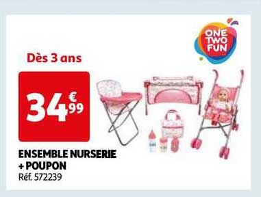 ensemble nurserie + poupon one two fun