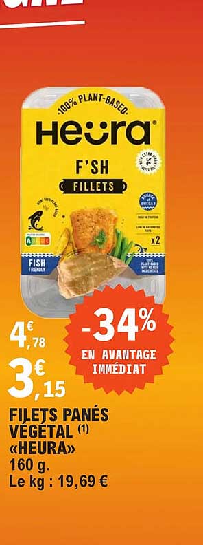 Filets Panés Végétal "heura"