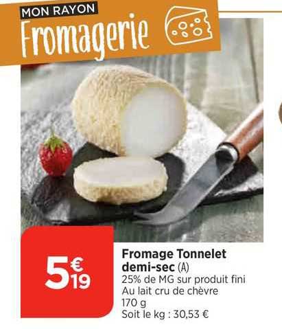 fromage tonnelet demi-sec