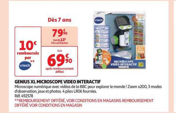 Genius Xl Microscope Video Interactif