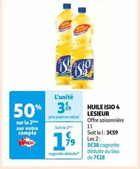 huile isio 4 lesieur