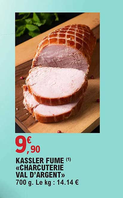 kassler fumé «charcuterie val d'argent»
