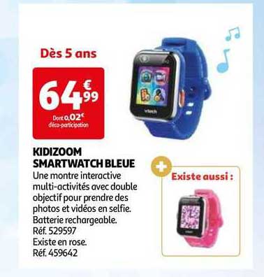 kidizoom smartwatch bleue