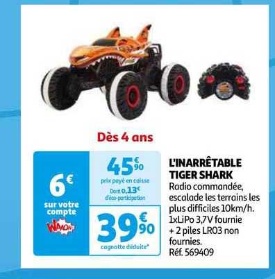 l'inarrêtable tiger shark