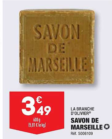 la branche d'olivier savon de marseille