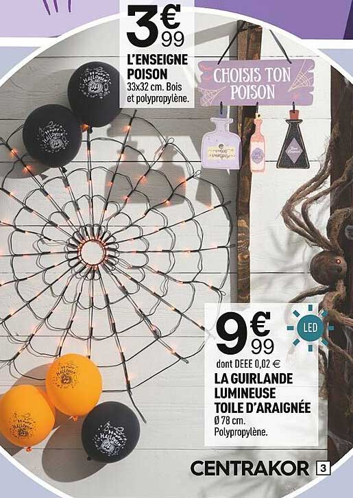 La Guirland Lumineuse Toile D'araignée