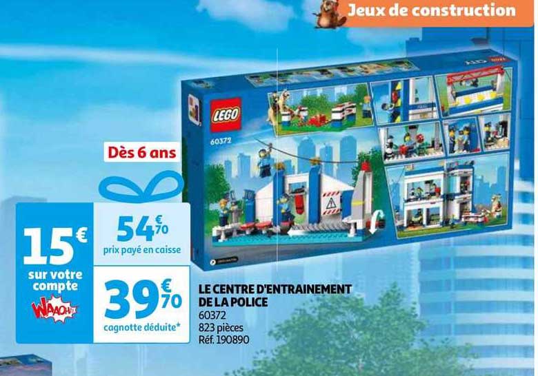 le centre d'entrainement de la police lego