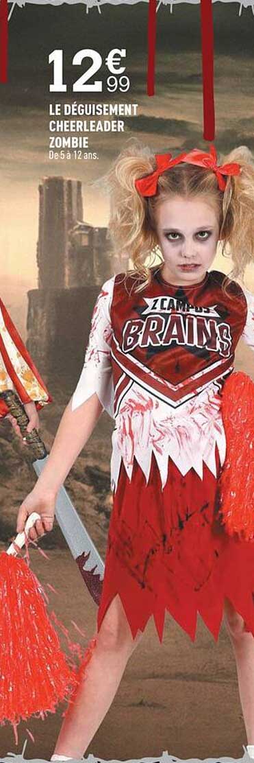 Le Déguisement Cheerleader Zombie