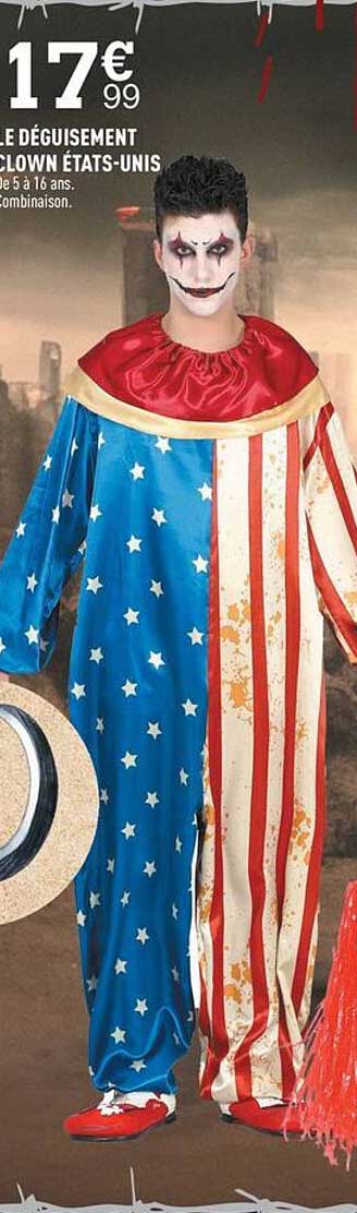 le déguisement clown états-unis