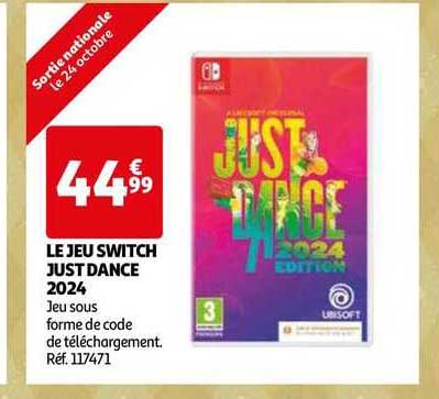 le jeu switch just dance 2024