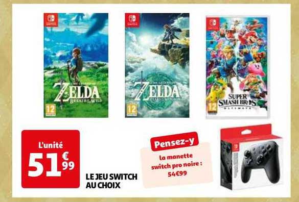 le jeu swith au choice