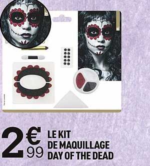 le kit de maquillage day of the dead