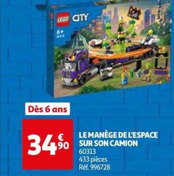 le manège de l'espace sur son camion