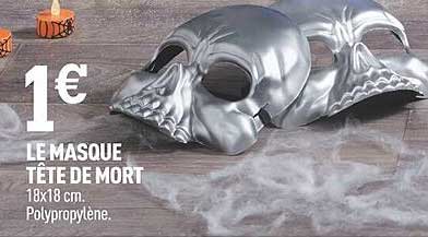 le masque tête de mort