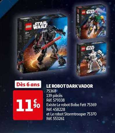 le robot dark vador lego star wars