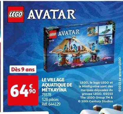 Le Village Aquatique De Metkayina Lego Avatar