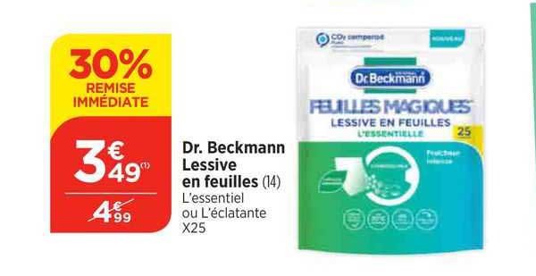lessive en feuilles dr. beckmann