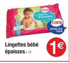 lingettes bébé épaisses