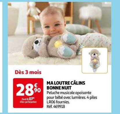 ma loutre câlins bonne nuit