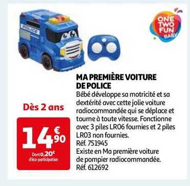Ma Première Voiture De Police One Two Fun Baby