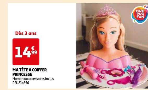 ma tête à coiffer princesse one two fun
