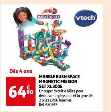 marble rush space magnetic mission set xl300e vtech
