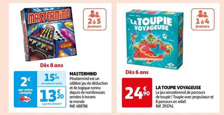 mastermind, la toupie voyageuse