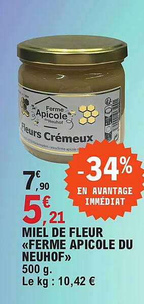 Miel De Fleur «ferme Apicole Du Neuhof»