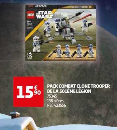 pack combat clone trooper de la 501ème légion