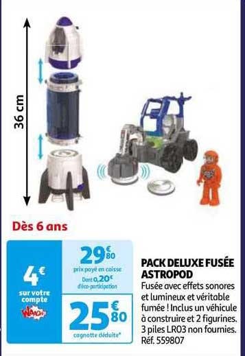 pack deluxe fusée astropod