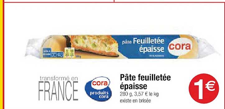 pâte fuilletée épaisse