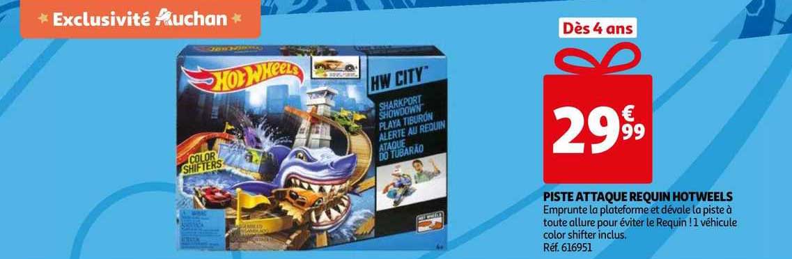 piste attaque requin hotweels