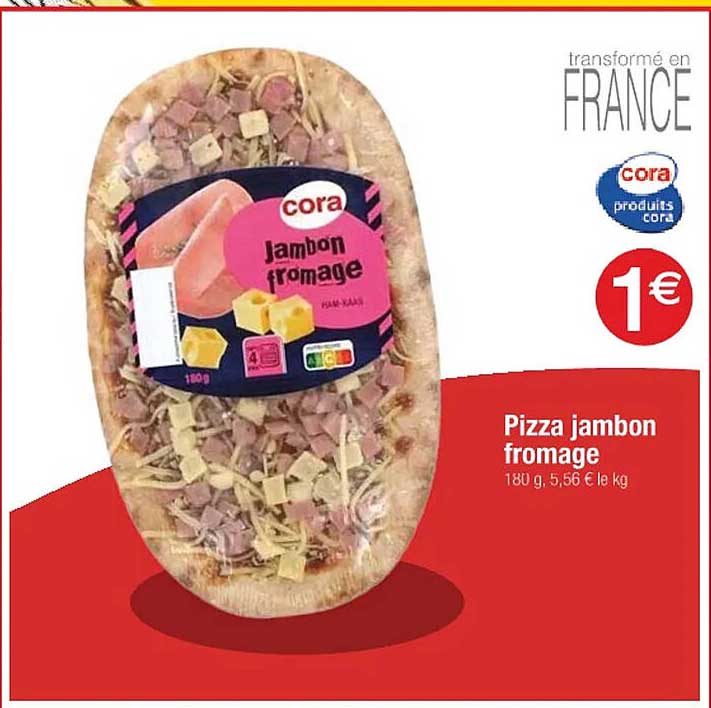 Pizza Jambon Fromage