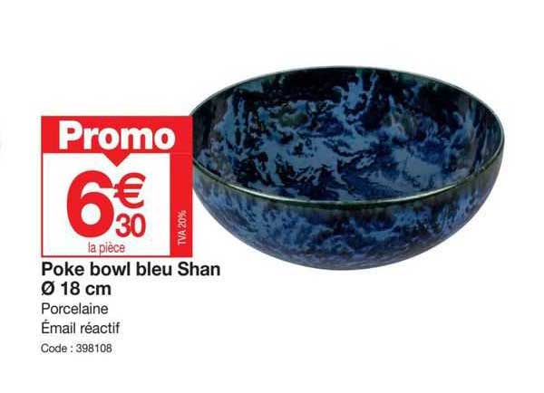 poke bowl bleu shan ø 18 cm