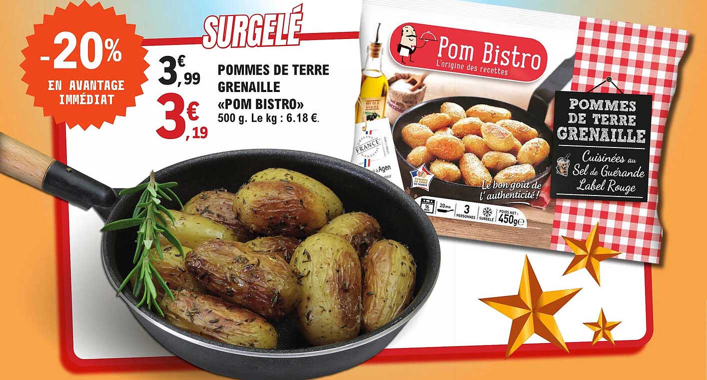 Pommes De Terre Grenaille «pom Bistro»