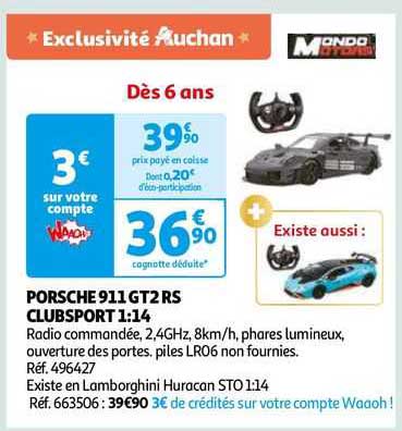 porsche 911 gt2 rs clubsport 1:14