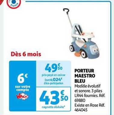 porteur maestro bleu