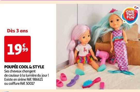 poupée cool & style one two fun