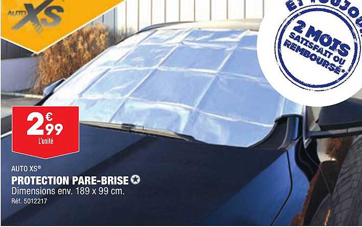 protection pare-brise auto xs